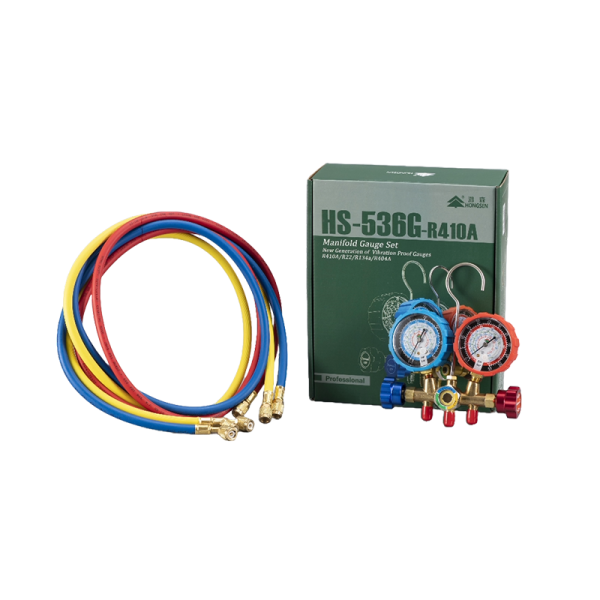Manómetro  Analógico MANIFOLD GAUGE SET MODEL HS-536G R-410A