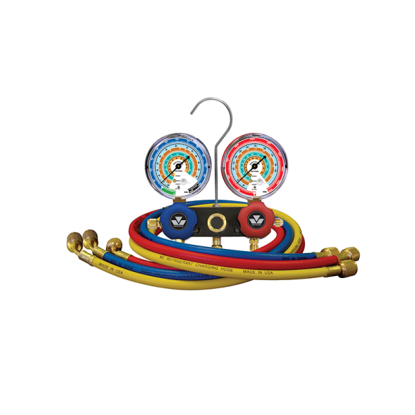 Manómetro  Analógico  MANIFOLD GAUGE MASTERCOOL –R-134A, R-404A, R-22