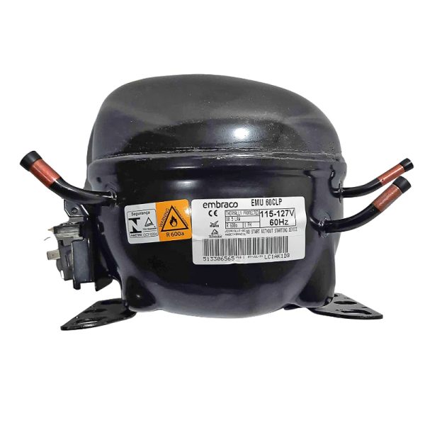 Motor Compresor Embraco   1/6 HP EMU60CLP R-600 220V