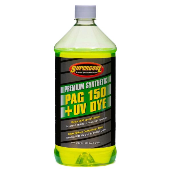 ACEITE PAG 150 VISCOSIDAD CON TINTE UV 8 OZ – SUPERCOOL