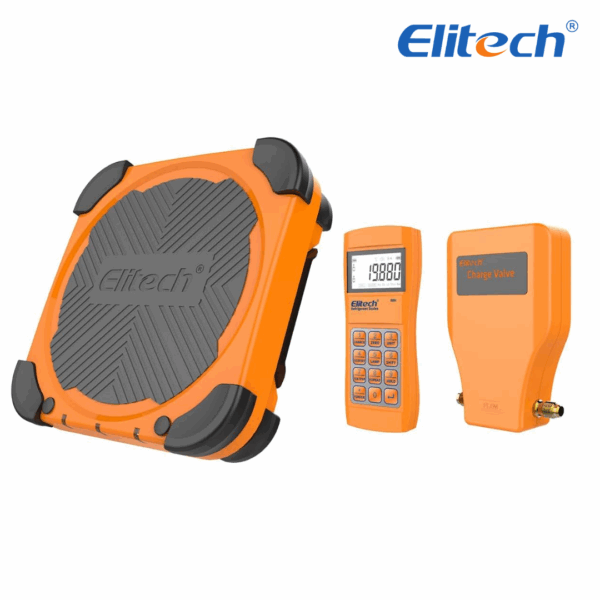 Balanza Electrónica Elitech SRC-510 para Carga de Refrigerante – 100 kg