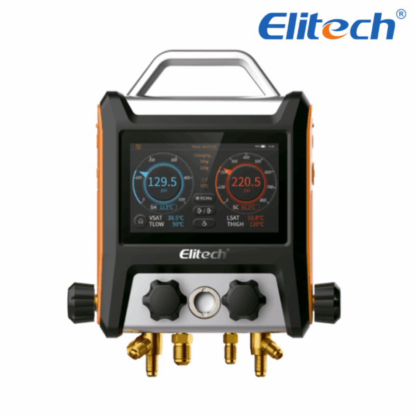 Manifold Digital Inteligente con Vacuómetro Integrado MS 4000 – Elitech